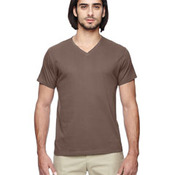 Men's 4.4 oz., 100% Organic Cotton Short-Sleeve V-Neck T-Shirt