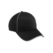 Unbrushed Chino Twill Sandwich Cap With Reflective